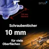 Bituxx Schraubstock Handschraubstock Werkbank Werkstatt Produktbild-Vorschau 6