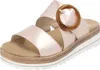 Mule femme D0Q51-82 blanche de REMONTE en cuir de la taille Voir les images du produit 7