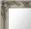 vidaXL Lustro ścienne w stylu barokowym 50x80 cm srebrne Podgląd zdjęcia produktu 3