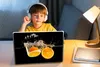 MuchoWow® Laptop Aufkleber Sticker Cover Orange - Produktbild-Vorschau 3