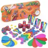 Clixo magnetisches Bauspiel - Super Rainbow (60 Teile) Produktbild-Vorschau 1