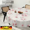 Tischdecke Floral Rosen Beige Rosa Rund 140cm Schnittkante Produktbild-Vorschau 8