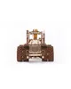 A 3D wooden model of a tractor is shown from the front on a white background. Náhled obrázku produktu