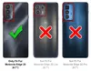 Comparison of phone cases for different Motorola Edge models, indicating compatibility. Náhľad obrázku produktu
