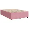 Bettgestell Rosa 140x200 cm Samt Produktbild-Vorschau 3