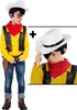 Lucky Luke Kinderkostüm mit Hut - Cowboy Fasching Produktbild-Vorschau 1