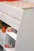 Lit combiné pour enfants avec détails blancs 90 x 200 cm – Voir les images du produit 3