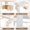 Letto a castello Flieks 90x200 cm con LED, letto a soppalco Anteprima dell’immagine prodotto 6
