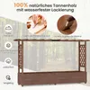 COSTWAY 200 x 44 x 114 cm květináč s mřížkou pro popínavé Náhled obrázku produktu 5
