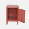 sweeek - Industrieller Nachttisch 1 Tür - Terracotta Produktbild-Vorschau 3