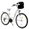 MILORD Damenfahrrad Citybike Komfort Mit Metallkorb Produktbild-Vorschau 1
