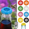 Flaschenverschluss 8er Set Ø2,8xH0,6cm Kunststoff 8 Farben Produktbild-Vorschau 4