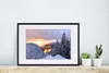 MuchoWow® MuchoWow® Gerahmtes Poster Sonnenuntergang über Produktbild-Vorschau 3