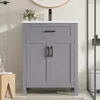 A bathroom vanity with a ceramic sink and a faucet. Náhled obrázku produktu