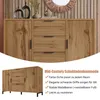 Cassettiera Flieks con 3 cassetti e 2 ante, credenza per Anteprima dell’immagine prodotto 5