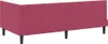 vidaXL Eckbettgestell mit Kopfteil Weinrot 90 cm x 190 cm Produktbild-Vorschau 7