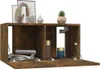 A set of two wall-mounted cabinets with open fronts, displaying decorative items and magazines. Náhľad obrázku produktu