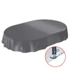 Tischdecke Wachstuch PVC abwaschbar Einfarbig Anthrazit Produktbild-Vorschau 2