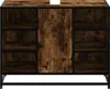vidaXL Umývadlo Vanity Unit Smoked Oak 80x33x60 cm Drevo Náhľad obrázku produktu 5