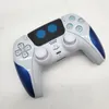 A white and blue wireless game controller is shown on a white background. Produktbild-Vorschau