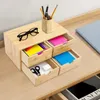Organizér na stůl - Zásuvkový box - 4 zásuvky - Dřevo - 33 Náhled obrázku produktu 4