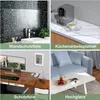 2x Ölbeständiger Wandaufkleber für die Küche, Transparente Produktbild-Vorschau 13