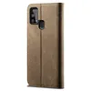 Galaxy M21S Hülle, LaimTop Leder Brieftasche Flip Bookstyle Produktbild-Vorschau 3