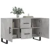 vidaXL Sideboard Betongrau 100x36x60 cm Holzwerkstoff Produktbild-Vorschau 4