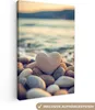 Leinwand Bilder 20x30 cm - Herz - Steine, Wandbilder, Produktbild-Vorschau 1