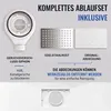 Dalsys Duschwanne 120x90cm mit Ablaufgarnitur - flache Produktbild-Vorschau 3