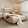 Letto imbottito Flieks 140x200cm con rete a doghe, letto Anteprima dell’immagine prodotto 1