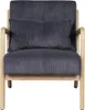 byLIVING Sessel NOHR / Grob-Cord grau / Gestell und Produktbild-Vorschau 7