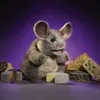 Folkmanis Handpuppe graue Maus 28 cm Produktbild-Vorschau 4