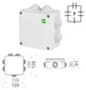 Hochwertige Abzweigdose / Industriebox / Leergehäuse / IP65 / grau mit Dichtungen / Premium-Qualität / 129x129x61 mm (7) Náhled obrázku produktu