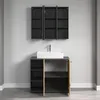trendteam Bad Spiegelschrank Pure Bliss Anthrazit Melamin Produktbild-Vorschau 7
