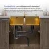 ANW HOME Lavello da cucina, lavello da incasso a doppia Anteprima dell’immagine prodotto 7