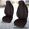 Schonbezüge für Wohnmobil 2er Set in Schwarz/Rote Naht Produktbild-Vorschau 3