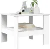 vidaXL Konferenční stolek bílý 57 x 55 x 45 cm materiál na Náhled obrázku produktu 2