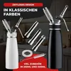 NEMT Sahnespender 0,5 L Sahnesiphon weiß + 20 Sahnekapseln Produktbild-Vorschau 2