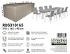 Raffles Covers Schutzhülle für Gartenmöbelset 310 x 165 H: Produktbild-Vorschau 4