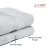 CAMRY Handtuch Set 4-teilig - 2 Badetücher 70x140 cm und 2 Produktbild-Vorschau 3