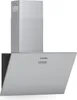 A silver kitchen hood against a white background. Produktbild-Vorschau