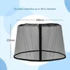 Moskytiéra pro 250-300 cm slunečník a altán, síť proti Náhled obrázku produktu 5