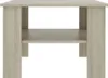 vidaXL Table basse en chêne Sonoma 60x60x42 cm Matériau Voir les images du produit 9