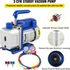 A vacuum pump with various features highlighted by text and inset images. Anteprima dell’immagine prodotto