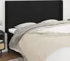 vidaXL Kopfteil mit Ohren Schwarz 163x16x118/128 cm Stoff Produktbild-Vorschau 2