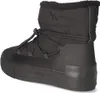 A black Calvin Klein snow boot is shown from a side angle against a white background. Voir les images du produit