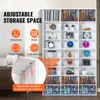 A white bookshelf filled with DVDs and CDs. Produktbild-Vorschau