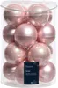 Weihnachtskugeln Glas 8cm 16 Stück - Rosa Produktbild-Vorschau 2