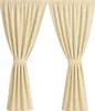 Gartenvorhang 2 Stück 155x240cm, Garten Vorhang Beige, Produktbild-Vorschau 1